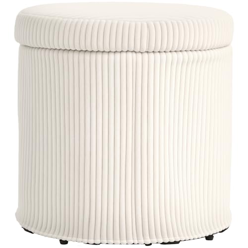 Pouf Rangement Velours Côtelé 32 L Pouf Rangement Velours Côtelé 32 L