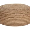 Pouf Rond Boho en Jute Beige 50 cm Pouf Rond Boho en Jute Beige 50 cm