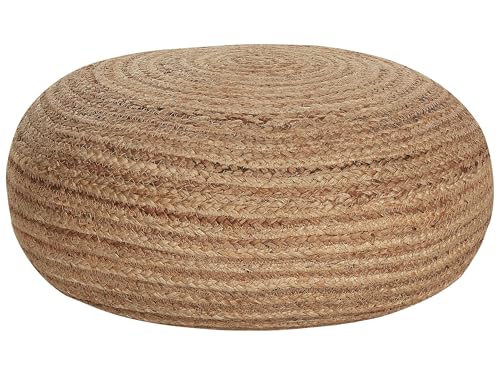Pouf Rond Boho en Jute Beige 50 cm Pouf Rond Boho en Jute Beige 50 cm