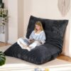 Pouf Salon XXXL 4-en-1 en Velours Pouf Salon XXXL 4-en-1 en Velours