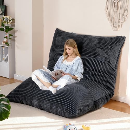 Pouf Salon XXXL 4-en-1 en Velours Pouf Salon XXXL 4-en-1 en Velours