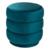 Pouf Sinan Bleu Canard en Velours Pouf Sinan Bleu Canard en Velours