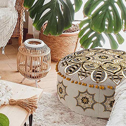 Pouf Tabouret Mandala Life ART Boho Chic Pouf Tabouret Mandala Life ART Boho Chic