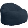 Pouf Velours Côtelé XXL - Confort Optimal