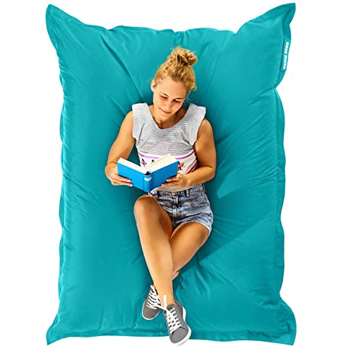 Pouf XXL Turquoise 140x180cm pour Tous Pouf XXL Turquoise 140x180cm pour Tous