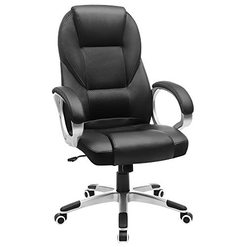 SONGMICS Chaise Bureau Ergonomique et Pivotante