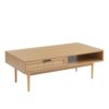 Table Basse Amana Effet Chêne et Cannage Table Basse Amana Effet Chêne et Cannage