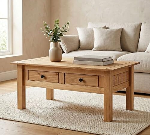 Table Basse Cancun en Bois Massif Table Basse Cancun en Bois Massif