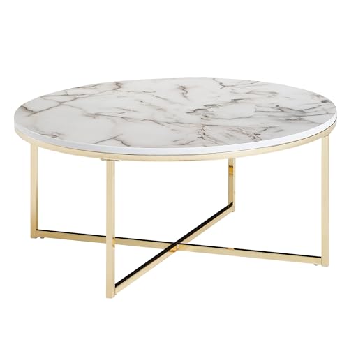 Table Basse de Salon Effet Marbré Modern Table Basse de Salon Effet Marbré Modern