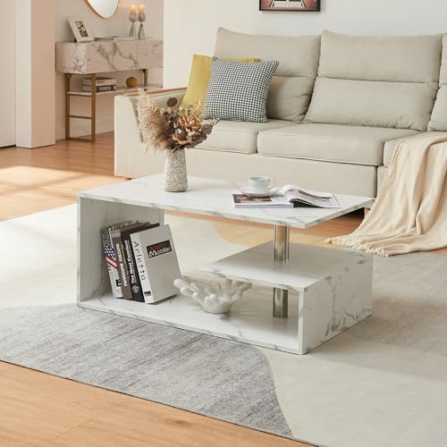 Table Basse Design Intemporel avec Étagère Table Basse Design Intemporel avec Étagère