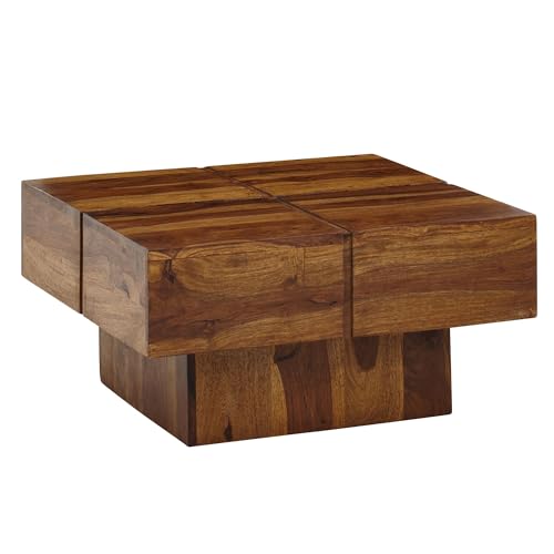 Table Basse en Bois Sheesham Moderne