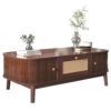 Table Basse en Rotin pour Salon