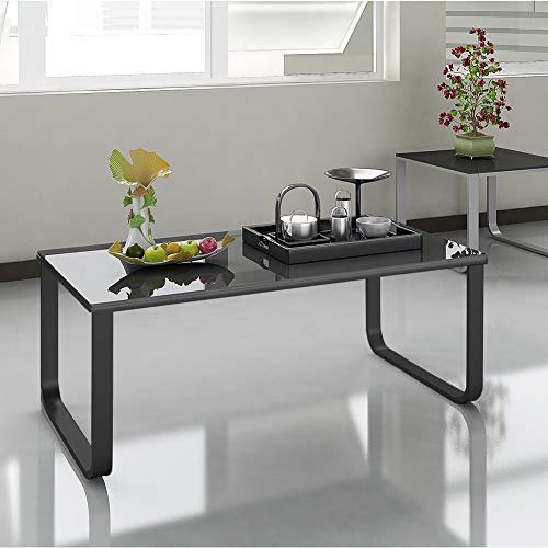 Table Basse en Verre avec Rangement Table Basse en Verre avec Rangement