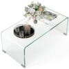 Table Basse en Verre Moderne et Élégante Table Basse en Verre Moderne et Élégante