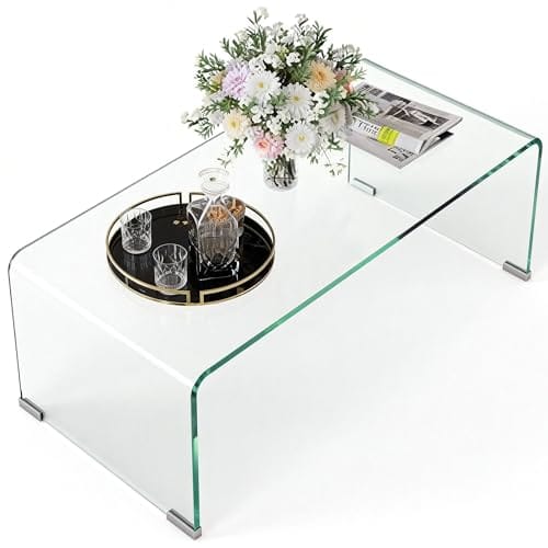 Table Basse en Verre Moderne et Élégante Table Basse en Verre Moderne et Élégante