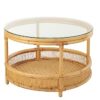 Table Basse Jovelyne en Rotin Naturel