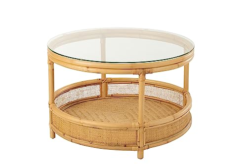 Table Basse Jovelyne en Rotin Naturel