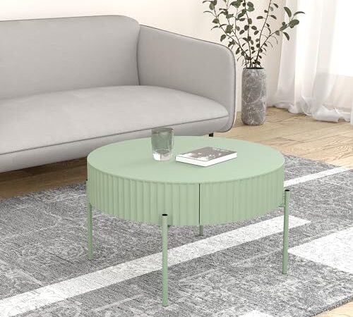Table Basse Élégante avec Tiroir Intégré Table Basse Élégante avec Tiroir Intégré