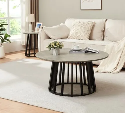 Table Basse Élégante en MDF Bambou