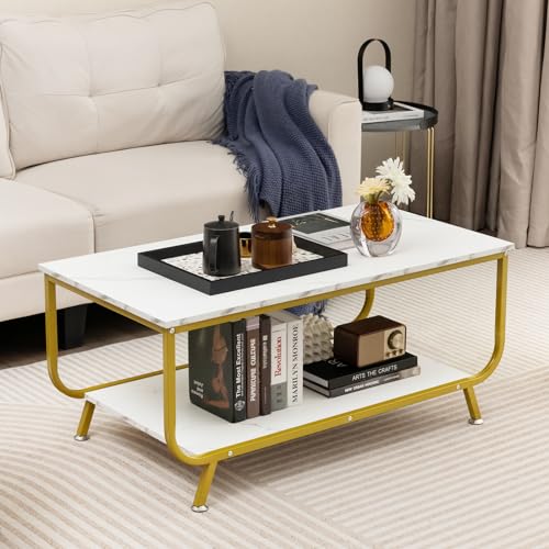 Table Basse Marbre Faux 2 Niveaux