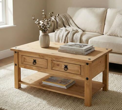 Table Basse Mexicaine Salsa en Bois Table Basse Mexicaine Salsa en Bois