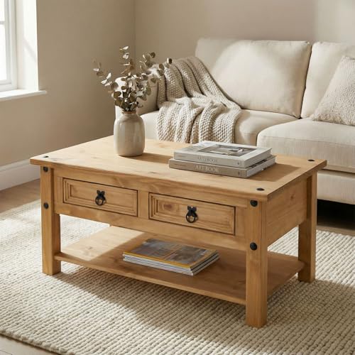 Table Basse Mexicaine Salsa en Bois Table Basse Mexicaine Salsa en Bois