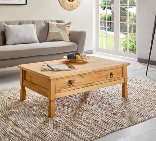 Table Basse Mexicaine Tequila en Pin Massif Table Basse Mexicaine Tequila en Pin Massif