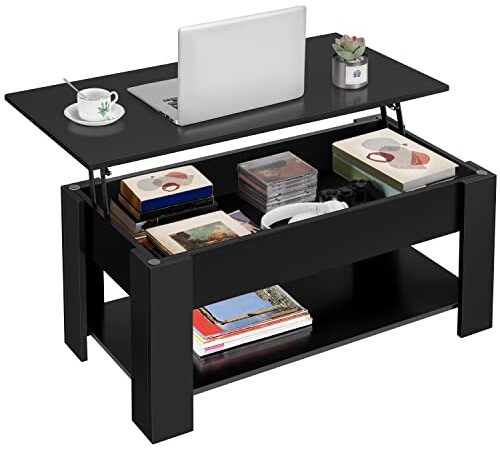 Table Basse Modern avec Plateau Relevable Table Basse Modern avec Plateau Relevable