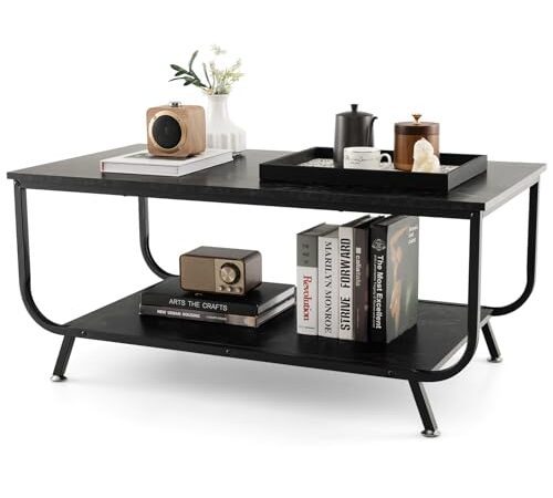 Table Basse Moderne à 2 Étagères Table Basse Moderne à 2 Étagères