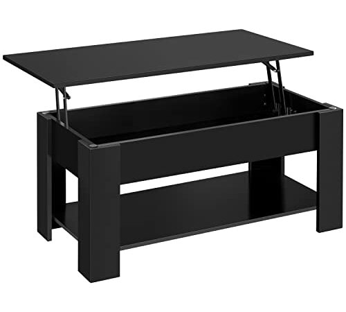 Table Basse Moderne avec Plateau Relevable