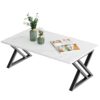Table Basse Moderne en Bois et Métal Table Basse Moderne en Bois et Métal