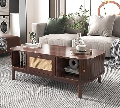 Table Basse Moderne en Bois Massif Table Basse Moderne en Bois Massif