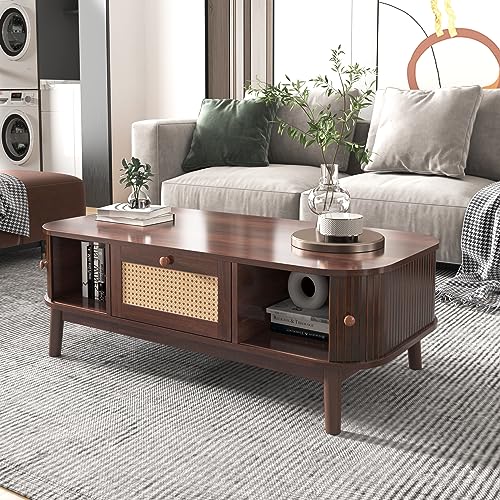 Table Basse Moderne en Bois Massif Table Basse Moderne en Bois Massif