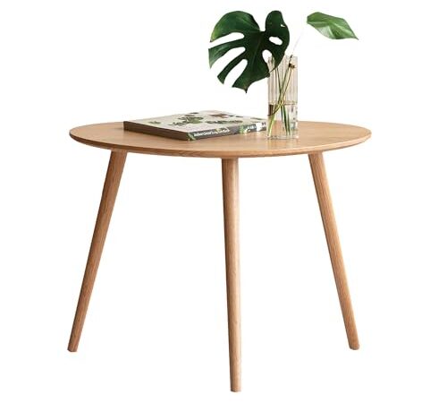 Table Basse Ovale en Chêne Massif