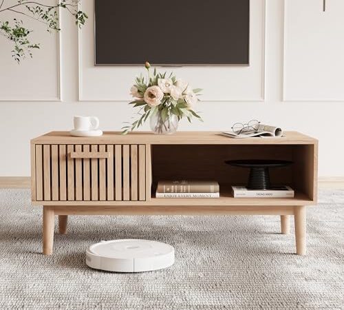 Table Basse Rectangulaire en Bois Massif Table Basse Rectangulaire en Bois Massif