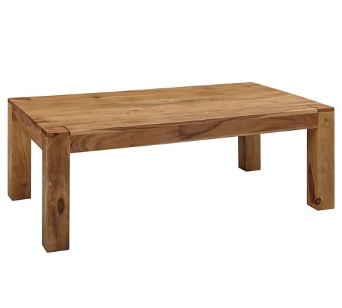 Table Basse Rectangulaire en Bois Massif Table Basse Rectangulaire en Bois Massif