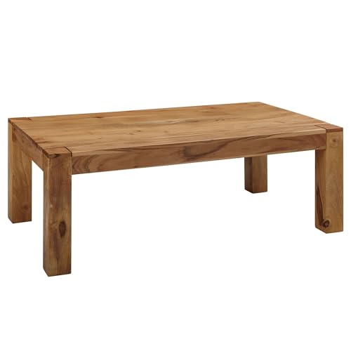 Table Basse Rectangulaire en Bois Massif Table Basse Rectangulaire en Bois Massif
