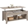 Table Basse Relevable Design Moderne en Bois Table Basse Relevable Design Moderne en Bois
