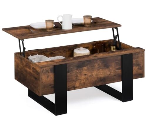 Table Basse Relevable Phoenix Effet Vieilli Table Basse Relevable Phoenix Effet Vieilli