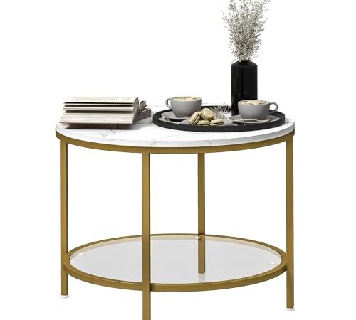 Table Basse Ronde Moderne Effet Marbre Table Basse Ronde Moderne Effet Marbre