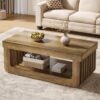 Table Basse Rustique avec Rangement