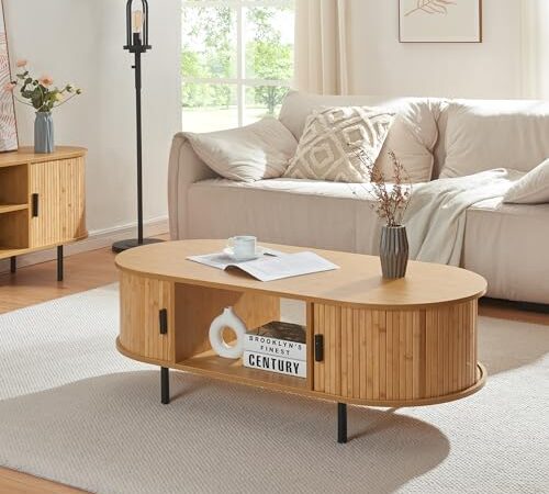 Table Basse Scandinave avec Rangement Intelligent Table Basse Scandinave avec Rangement Intelligent