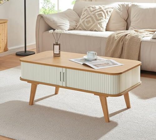 Table Basse Scandinave Design avec Rangement Table Basse Scandinave Design avec Rangement