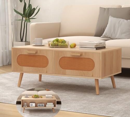 Table Basse Vintage avec Rangement Pratique Table Basse Vintage avec Rangement Pratique