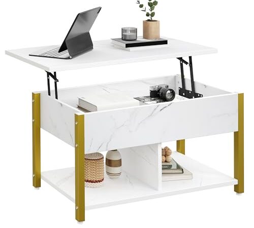 Table Basse YITAHOME avec Plateau Relevable Table Basse YITAHOME avec Plateau Relevable