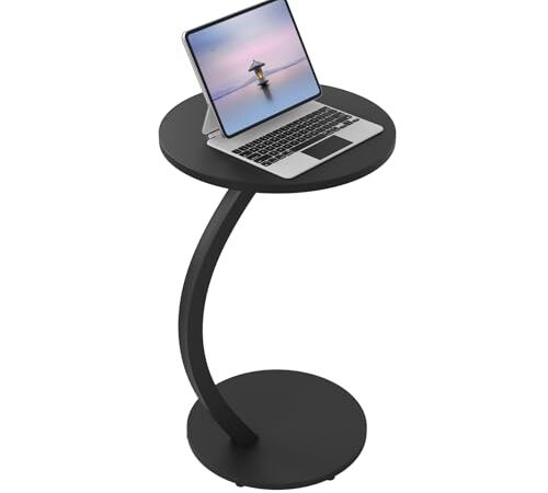 Table d'Appoint en Forme C Moderne Table d'Appoint en Forme C Moderne