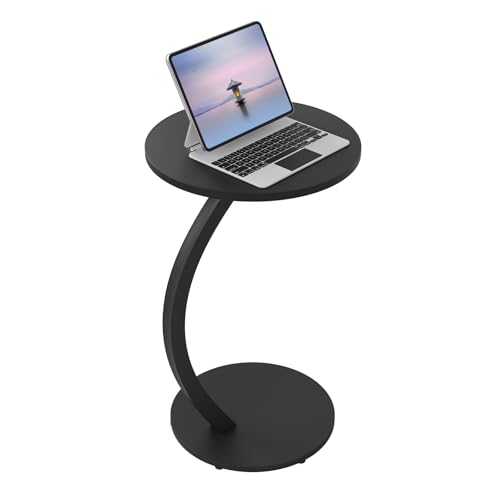 Table d'Appoint en Forme C Moderne Table d'Appoint en Forme C Moderne