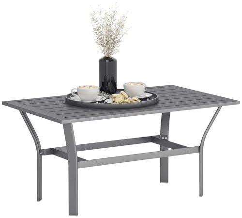 Table d'appoint en métal pour extérieur