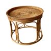 Table d'appoint en rotin moderne 32x25 cm
