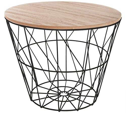 Table d'appoint Kumi Noire D38 cm Table d'appoint Kumi Noire D38 cm